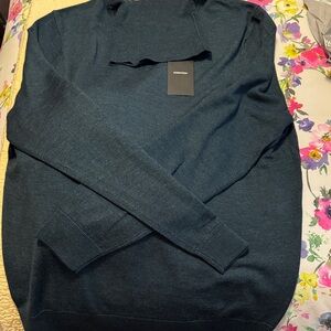 Nordstrom Deep Blue Turtleneck Sweater